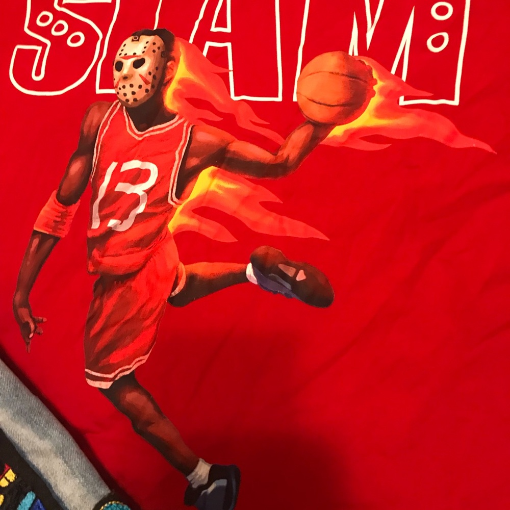 Red Basketball Graphic Tee